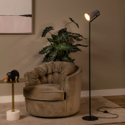 Lucide Bensen - lampadaire - Ø 22 x 152 cm - gris