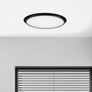Nova Luce Perfect Profile Trimless - spot à encastrer avec télécommande - Ø 400 mm, 475 mm encastré - 24W LED dimmable inclus - 2700K-6000K - noir