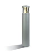 ONE Light LED Bollards Range - lampe de jardin - Ø 12 x 85 cm - 15W LED inclus - IP54 - gris