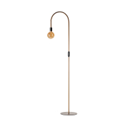 ETH Pike - lampadaire - Ø 30 x  180 cm - noir et laiton