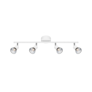 Nova Luce Base - spot en saillie 4L - 51 x 8 x 10,9 cm - blanc mat