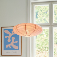 Nordlux Villo - abat-jour en papier sans suspension - Ø 60 x 24 cm - vieux rose