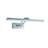 Nova Luce Marnell - applique murale - 37,6 x 20,5 x 5,5 cm - 12W LED inclus - nickel