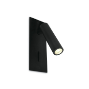 ONE Light Reading Spots - applique murale avec interrupteur - 6 x 4,7 x 15 cm - 3W LED inclus - noir
