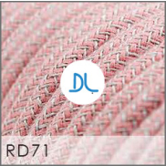 Daylight Italia - cordon textile - par 100 cm - rose