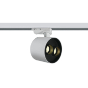 ONE Light Dark Light Tubes - spot sur rail - système de rail triphasé - Ø 9 x 7,3 cm - 12W LED inclus - blanc