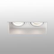 Faro Hyde Trimless - spot encastré - 164 x 82 mm, 182 x 93 mm taille d'encastrement - blanc mat
