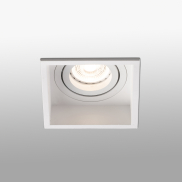 Faro Hyde - spot encastrable - 89 x 89 mm, 83 x 83 mm encastrable - blanc mat