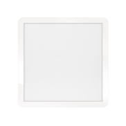 ETH Anne Square - plafonnier - 40 x 2,7 x 40 cm - 3 niveaux de gradation - 24W LED inclus - IP44 - blanc