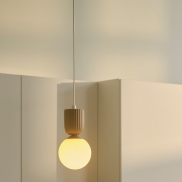 Nordlux Sadie - lampe suspendue - Ø 15 x 230,2 cm - marron