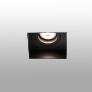 Faro Hyde Trimless - spot encastrable - 82 x 82 mm, 102 x 93 mm encastrable - noir mat