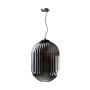 ETH Glamm - suspension - Ø 40 x 175 cm - noir