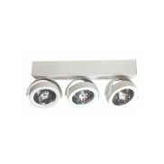 Artdelight Dutchess LED - spot en saillie 3L - 40 x 6 x 19 cm - 3 x 13W LED dimmable inclus - blanc