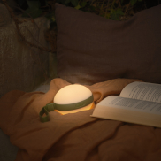 Nordlux Bring To-Go 12 - lampe portable avec batterie rechargeable - 12 x 26 x 9,3 cm - 1W LED inclus - IP54 - blanc et vert
