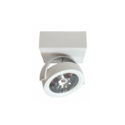 Artdelight Dutchess LED - spot en saillie 1L - 12,8 x 12,8 x 18 cm - 13W LED dimmable inclus - blanc