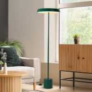 Nova Luce Vetro - lampadaire - Ø 40 x 136 cm - 33W  LED inclus - vert mat