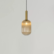 Lucide Maloto - Lampe suspendue - Ø 20 x 150 cm - ambre