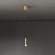 Nova Luce Doc - lampe suspendue - Ø 3 x 120 cm - 5W LED inclus - or