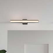 Nordlux Tinia 60 - lampe murale - 60 x 10 x 14 cm - 3 niveaux de gradation - 24W LED inclus - IP44 - noir