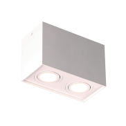 Maxlight Basic Square - spot en saillie 2L - 19 x 12 cm - blanc