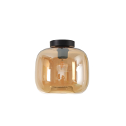 Artdelight Preston - plafonnier - Ø 24 x 23 cm - ambre