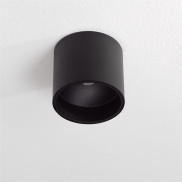 Artdelight Ormond - plafonnier - Ø 11 x 10 cm - 7W LED dimmable inclus - IP54 - noir
