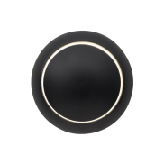 Nova Luce Odin - applique murale - 14 x 7 x 14 cm - 5W LED inclus - noir