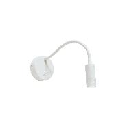 Artdelight Flexi-C - applique murale avec interrupteur - Ø 10 x 34 cm - 3W LED inclus - blanc