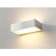 Artdelight Eindhoven150 - applique murale - 18,2 x 10 x 5 cm - 2 x 8W LED dimmable inclus - IP54 - aluminium