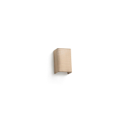 Faro Otton - applique - 10,5 x 12,5 x 20,5 cm - jute