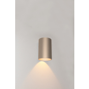 Artdelight Brody - applique murale - Ø 7,2 x 11 cm - 4W LED inclus - IP54 - champagne
