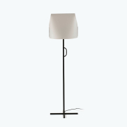 Faro Luang - lampadaire - 42 x 30 x 153 cm - beige/noir