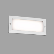 Faro Stripe - applique encastrée - 23,3 x 7,7 x 10 cm - 5W LED inclus - IP54 - blanc givré
