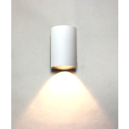 Artdelight Brody - applique murale - Ø 7,2 x 11 cm - 4W LED inclus - IP54 - blanc