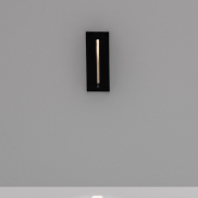 Nova Luce Aizen - applique encastrée - 5 x 13,5 x 6,5 cm - 3W LED inclus - IP65 - anthracite foncé