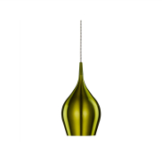 Searchlight Vibrant - lampe suspendue - Ø 12 x 142 cm - vert