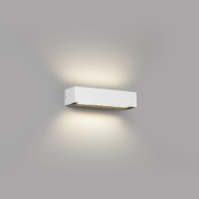 Faro Doro - applique murale - 22 x 7 x 4,8 cm - 13W LED inclus - IP65 - blanc mat