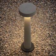 Nova Luce Cram - lampe de jardin - Ø 11,5 x 50 cm - 5W LED inclus - IP65 - sablé