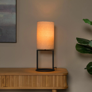 Lucide Herman - lampe à poser - Ø 20 x 50 cm - beige