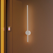 Nova Luce Ridge - applique murale extérieure - 1,6 x 65 cm - 12W LED inclus - IP65 - blanc sablé