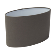 Abat-jour ovale - 45 x 30 cm - gris