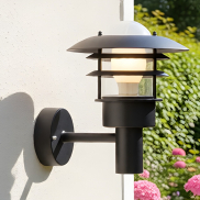 Nordlux Lønstrup - applique d'extérieur - 22 x 26,5 cm - IP44 - noir