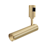 Nova Luce Tag - point lumineux système de rail magnétique - Ø 3,2 x 13,5 cm - 5W LED inclus - laiton satiné