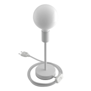 Creative Cables Alzaluce - lampe à poser - Ø 12 x 29 cm - métal - blanc