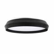 Faro Shoku - plafonnier - Ø 60 x 9,3 cm - 40W LED dimmable inclus - noir