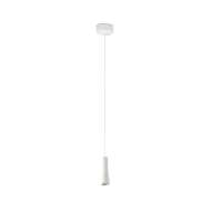 Faro Nina - lampe suspendue -  Ø 4 x 13 cm - 4W LED inclus - blanche