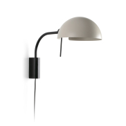 Faro Dominica - applique murale avec interrupteur - 32,9 x 25 x 50,2 cm - noire mat et beige