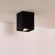 Lucide Tube - spot de plafond - 9 x 9 x 12 cm - noir