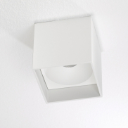 Artdelight Brock - plafonnier - 10 x 10 x 10 cm - 7W LED dimmable inclus - blanc