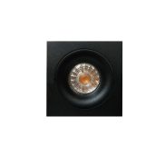 Artdelight Alice - spot encastrable - 90 x 90 mm, 80 x 80 mm encastrable - noir